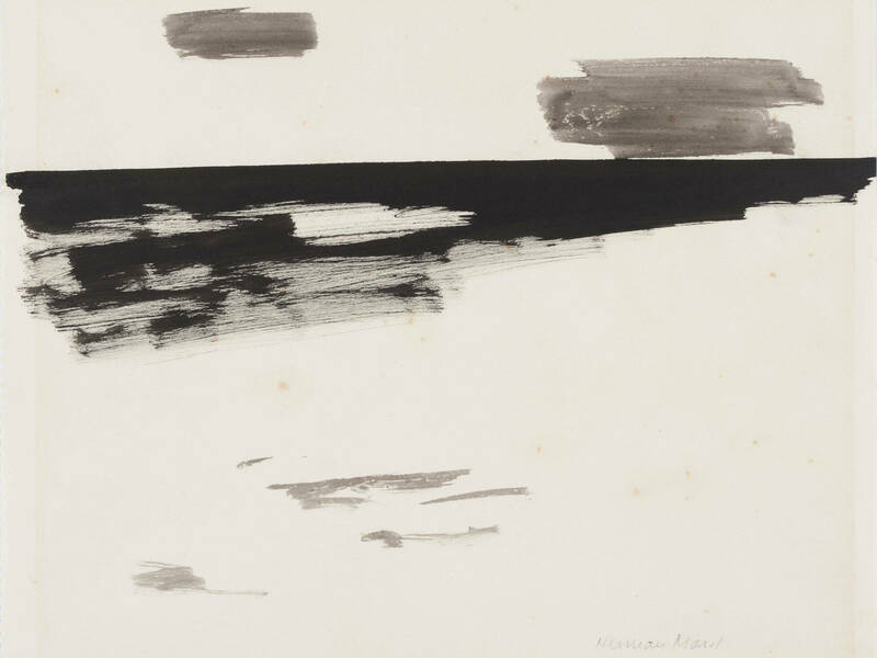Herman Maril (American, 1908–1986), The Beach, ink on paper. Gift of the Herman Maril Foundation, 2011.048.006