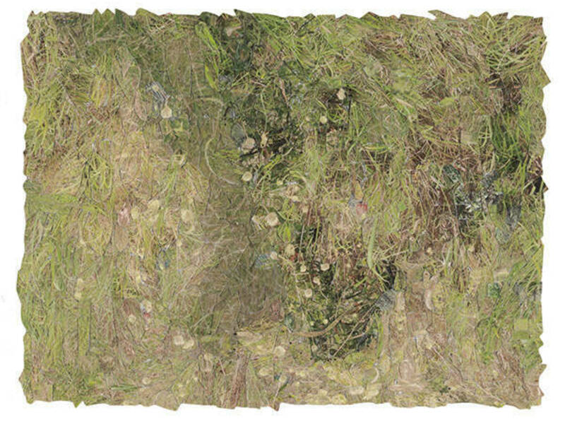 Jake Fernandez (Cuban-American, b. 1951), South Bend Prairie II, 2015, photo collage on Cannon paper. Acquired with funds provided by Humana Foundation Endowment for American Art, 2015.074