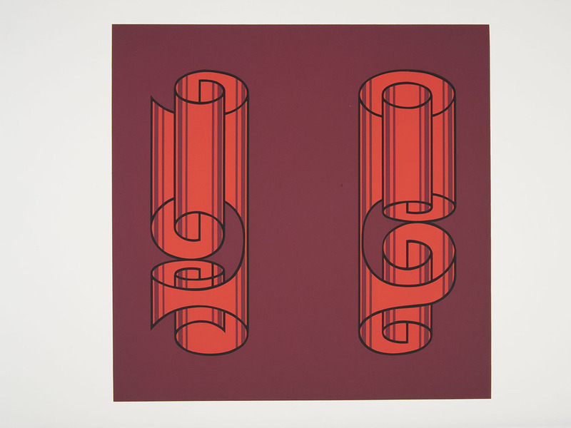 Josef Albers (German-American, 1888–1976), Rolled Wrongly, 1972, serigraph. Gift of Mr. and Mrs. James D. Griffin '45, 1973.093.018