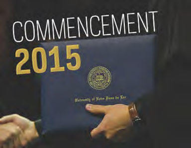 2015 Commencement Weekend is May 15-17