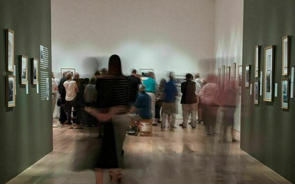 Image of people in the gallery.